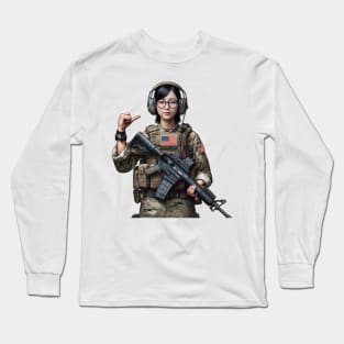 Tactical Girl Long Sleeve T-Shirt